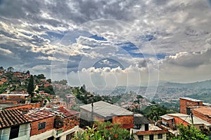 LATAM, Colombia Antioquia, Medellin - San Javier isÂ a residential area, occupying a hilly sprawl at the western e